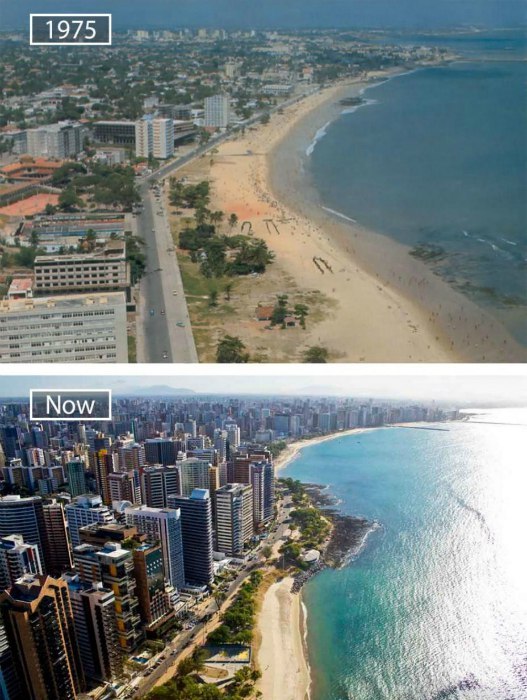 10 photos then and now showing the scale of development of large cities - World of building, Building, Constructions, Architecture, Engineer, Builders, Urban planning, Town, Longpost