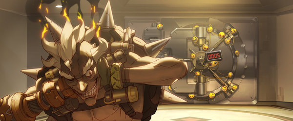 Overwatch art - Games, Overwatch, Blizzard, Reinhardt, Junkrat, Roadhog, Ana amari, Longpost, Reaper