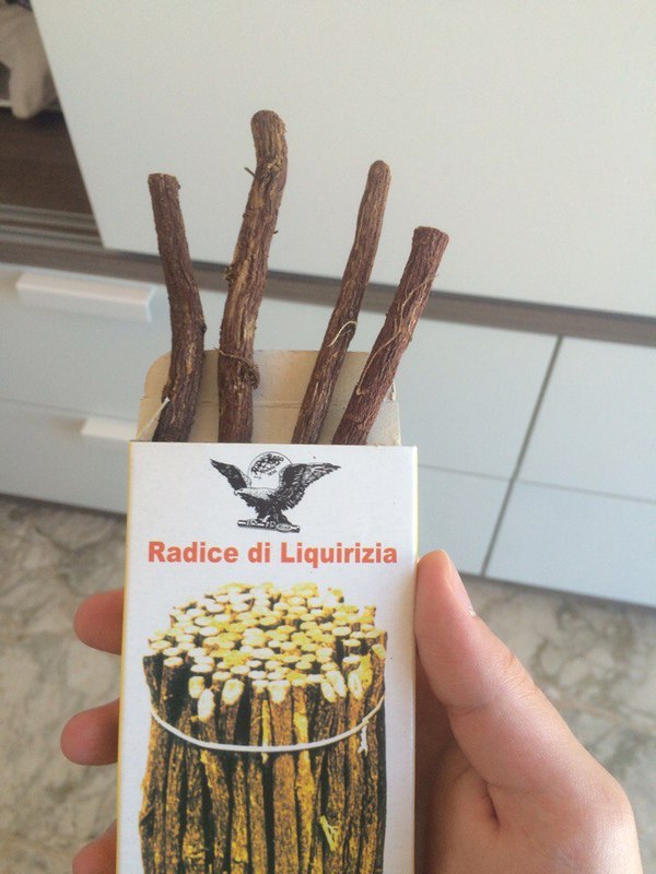 Delicacy from Italy - My, Italy, Liquorice, Branch, Roots