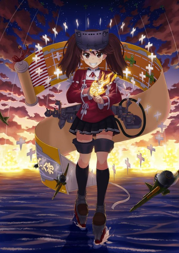 Ryuujou (Kantai Collection) Kantai Collection, Ryuujou (kantai collection), Anime Art, Ryuujou, 