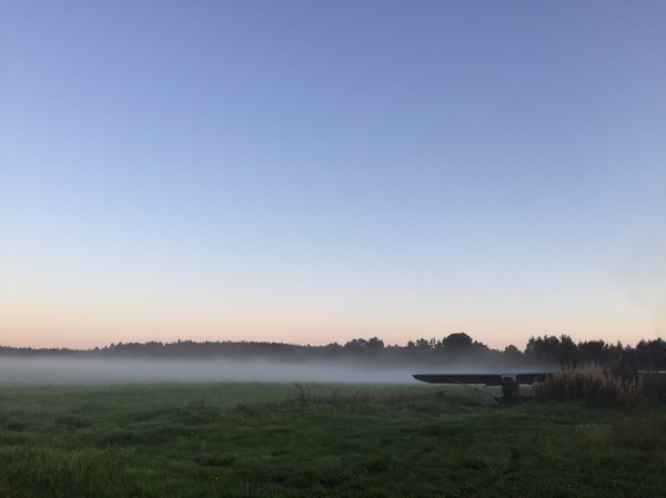 Priozersk After the rain. - Priozersk, An-2, Fog