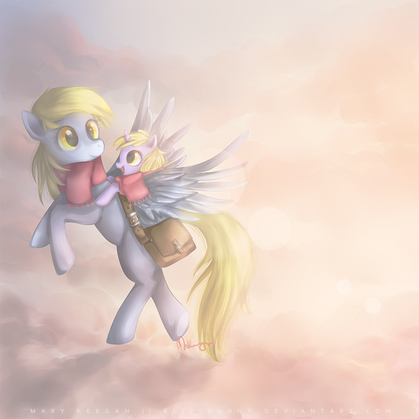 Now back home, my muffin? My Little Pony, Derpy Hooves, Dinky Hooves