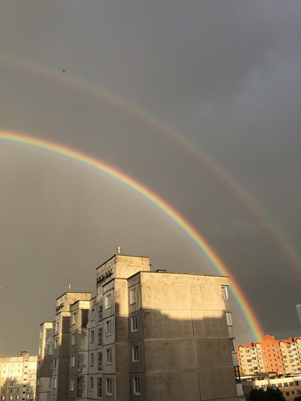 After the rain - Double Rainbow, Rainbow, Minsk