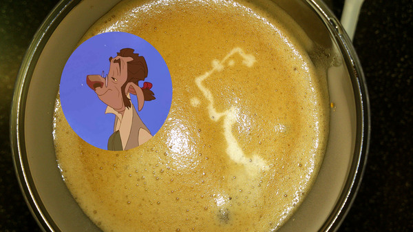 Quest completed - My, Fuck yeah, , Treasure planet, Coffee foam, Photo, Coffee