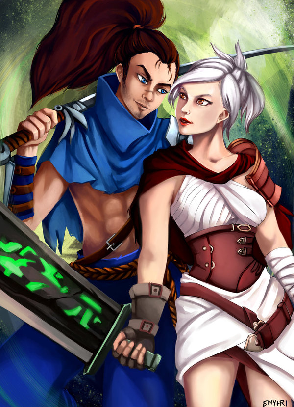 Khasagi report forest - League of legends, Yasuo, Riven