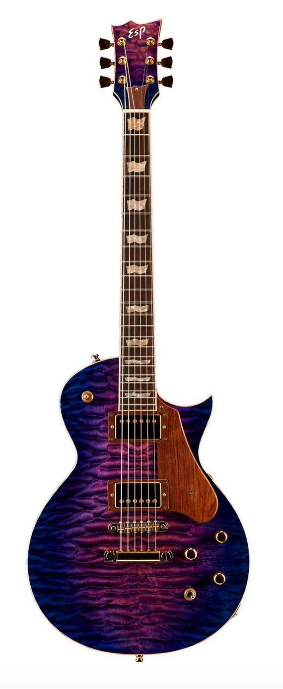 ESP Custom Eclipse (Orchid Purple Sunburst) - C   , , , Esp, , Valenokchannel, 