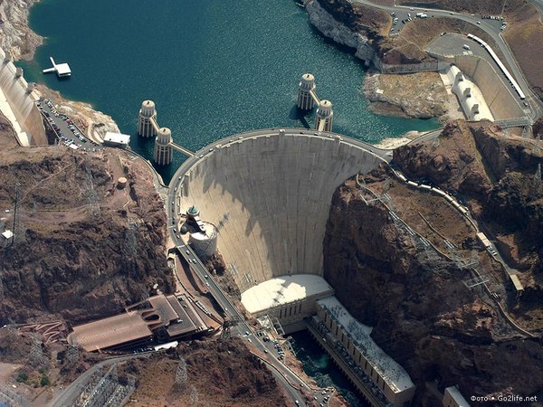 Herbert Hoover Dam on the Colorado River, USA - Longpost, Engineer, World of building, Building, Constructions, Architecture, USA, , Post #10649608