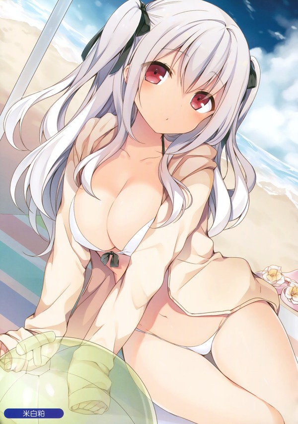 By  komeshiro kasu - Anime art, Anime, Anime original, Bikini