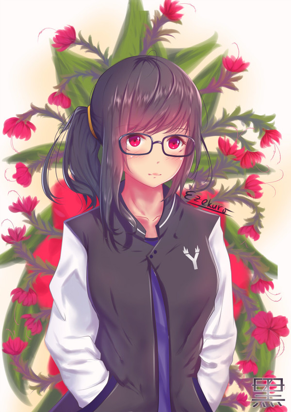 Anime Art - Anime art, Anime, Anime original, Megane