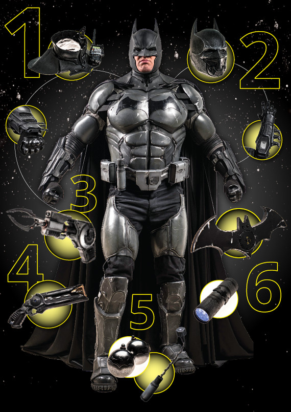 UPD of my last post List of stray items for the Batman costume - Batman, Гаджеты, Longpost