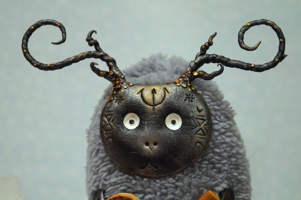 New Creatures! - My, Interior toy, Handmade, Polymer clay, Mixed media, With your own hands, , Longpost