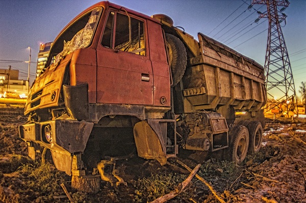 Heavy truck death - My, , Photo, , 