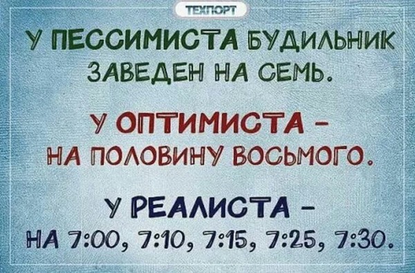 Реалии будильника