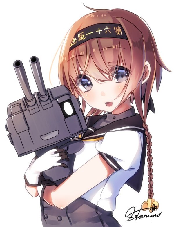 Teruzuki - Аниме, Kantai Collection, Teruzuki, Anime Art