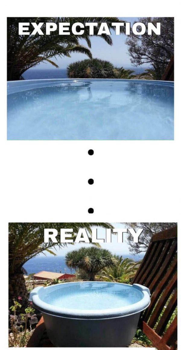 Expectation—Reality - Ocean, beauty, Nature, Swimming pool, Pelvis, From the network