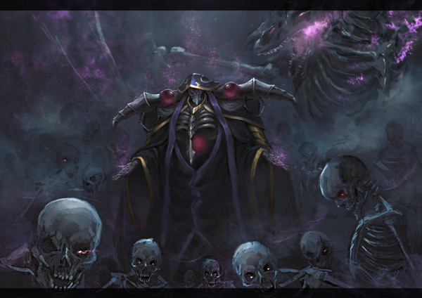 Ainz Ooal Gown - Anime Art, Аниме, Overlord, Ainz Ooal Gown