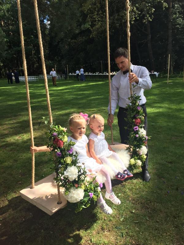 Photo of my swing from the wedding - My, Swing, Pkwoodwork, Children