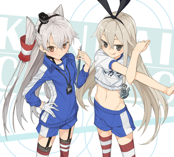 Kanmusu - Anime, Kantai collection, Amatsukaze, Shimakaze, Anime art