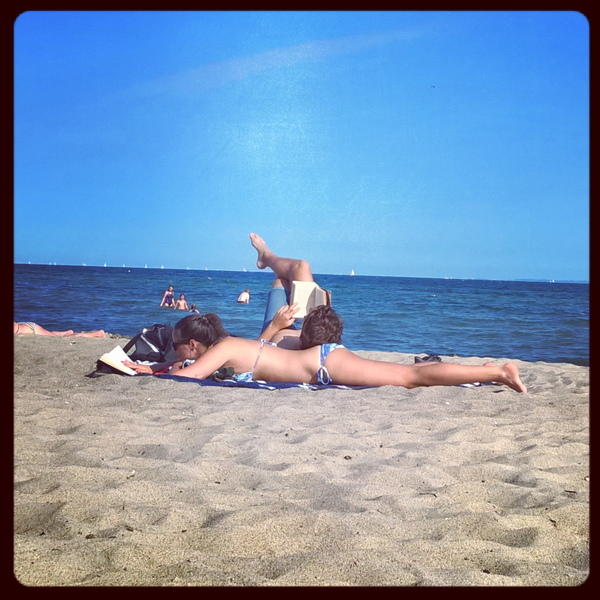 And I lie down on the beach.... - NSFW, My, Baltic Sea, The sun, Beach, Germany, Summer