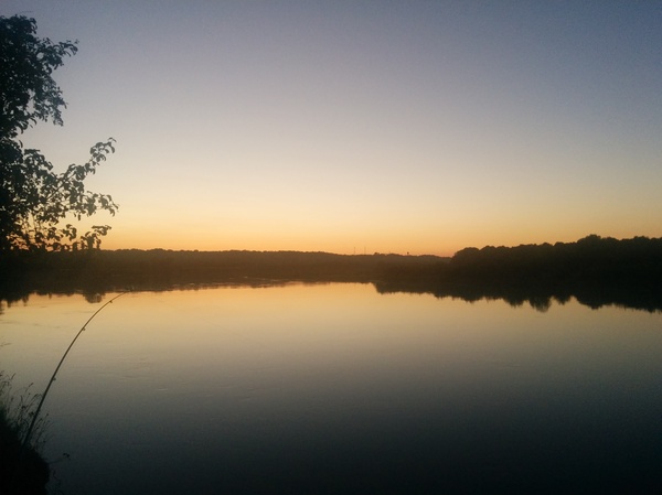 Sunset on the Dnieper - Sunset, My, Whisper, Dnieper, River