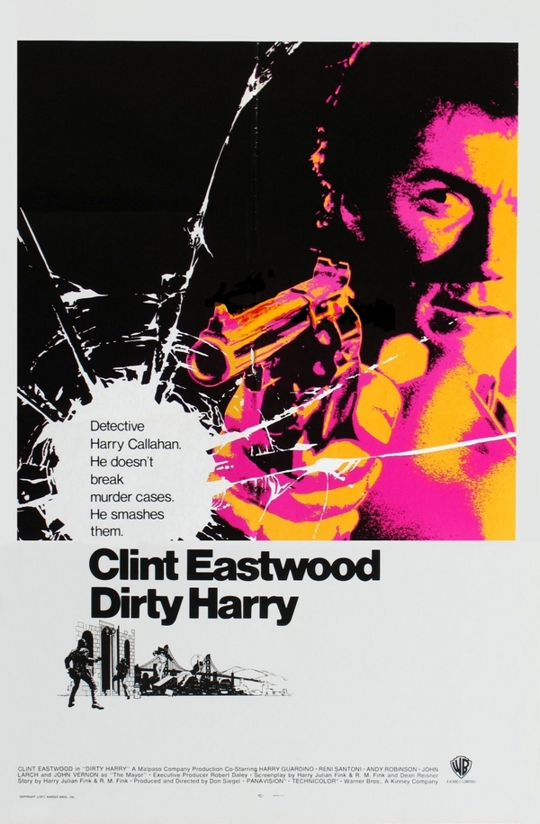 I advise you to watch the movie Dirty Harry (1971) - I advise you to look, Video, USA, Боевики, Thriller, Clint Eastwood, Longpost