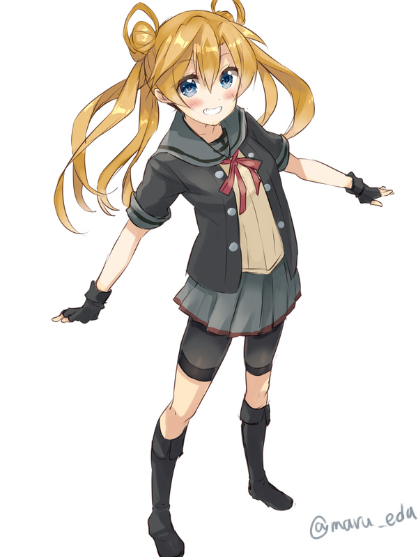 Abukuma - Аниме, Anime Art, Kantai Collection, Abukuma