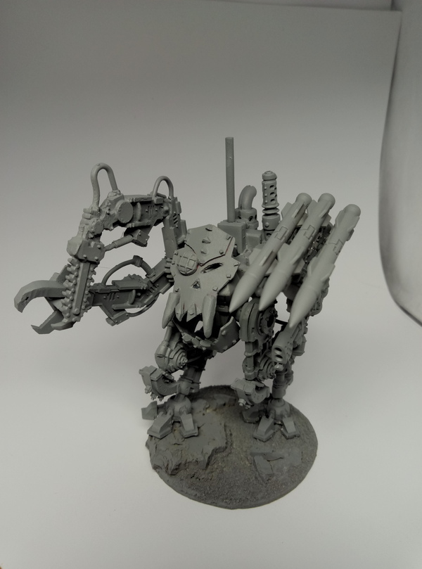 Deff Dread Warhammer 40k - My, Warhammer 40k, Deffdread, Conversion, With your own hands, Longpost, Orks