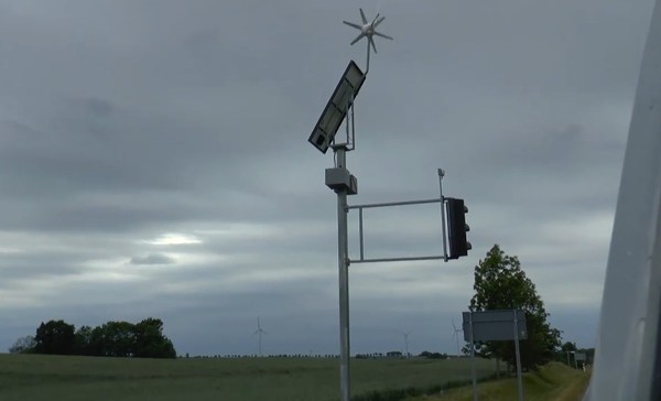 That's what the Poles thought of - Traffic lights, Poland, Wind generator, Solar battery