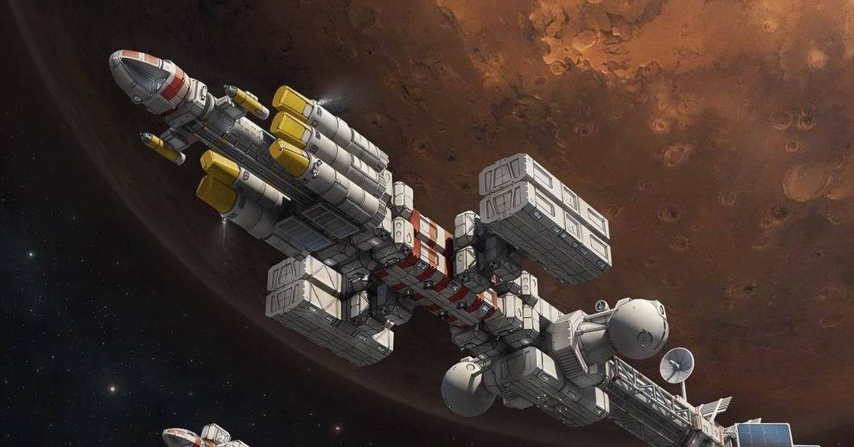 Ссср 2061 космос марс. Художник мацей ребиж. Starship spacex арт. Альтернативная история космоса. Ссср 2061 арт марс.