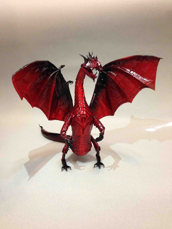 Origami Dragons. , , , 