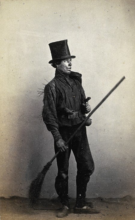 Chimney sweep, 1860, St. Petersburg - Saint Petersburg, Story, Chimney sweep, Rare photos, Российская империя, Photo