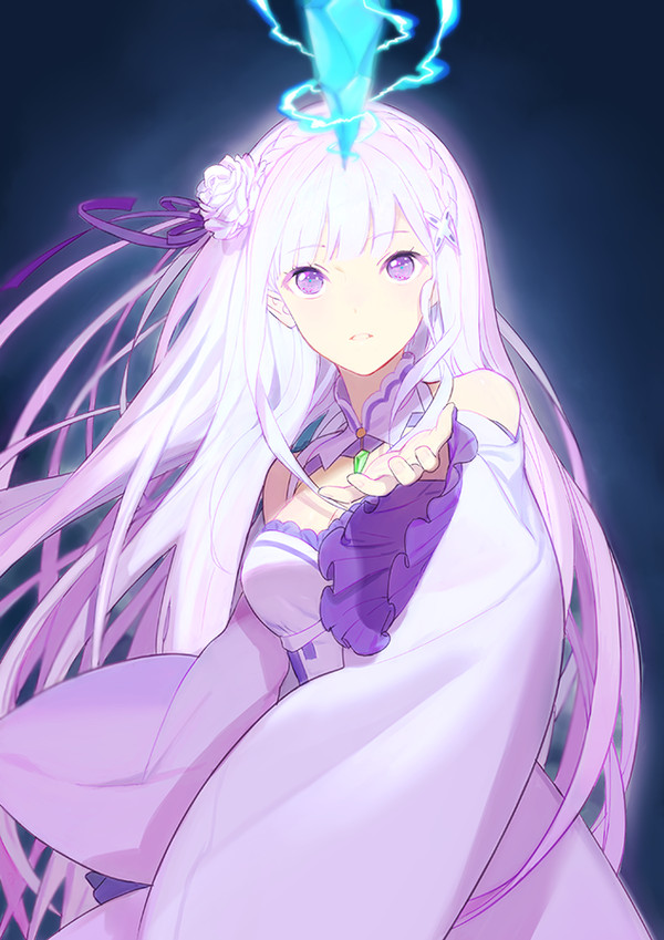 Emilia , Anime Art, Re:Zero Kara, Emilia