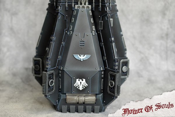 Raven Guard droppod - My, Warhammer 40k, Warhammer 30k, Raven guard, , Longpost