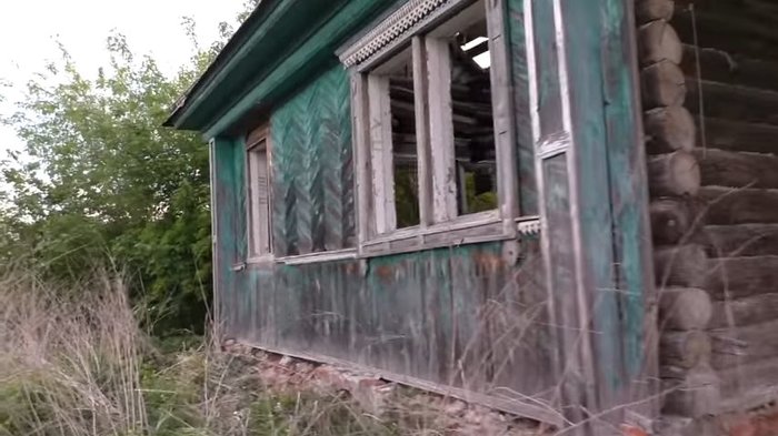 The last house of the dead village where there was a mill ... - My, Treasure, Treasure hunter, Digger, Adventures, Stalker, Abandoned, Russia, Treasure hunt, Video, Longpost