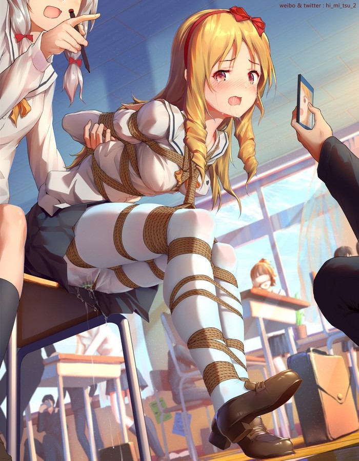 Anime Art #186 - NSFW, Anime art, Eromanga-Sensei, Yamada Elf, Anime, Hand-drawn erotica, Shibari