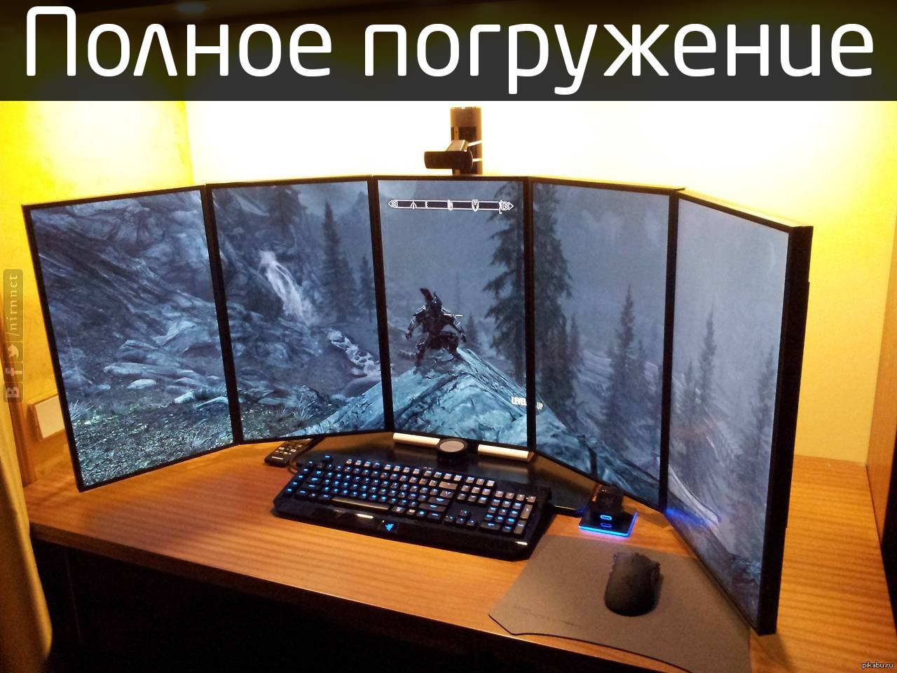 Вот как надо играть в Skyrim | Пикабу