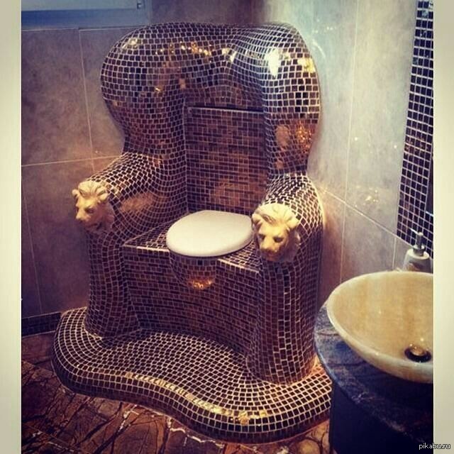 туалет трон фото