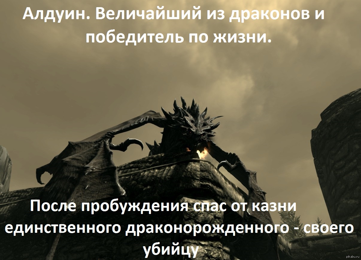 <b>Алдуин</b> победитель по жизни, The Elder Scrolls V: Skyrim, Победитель по жизн...