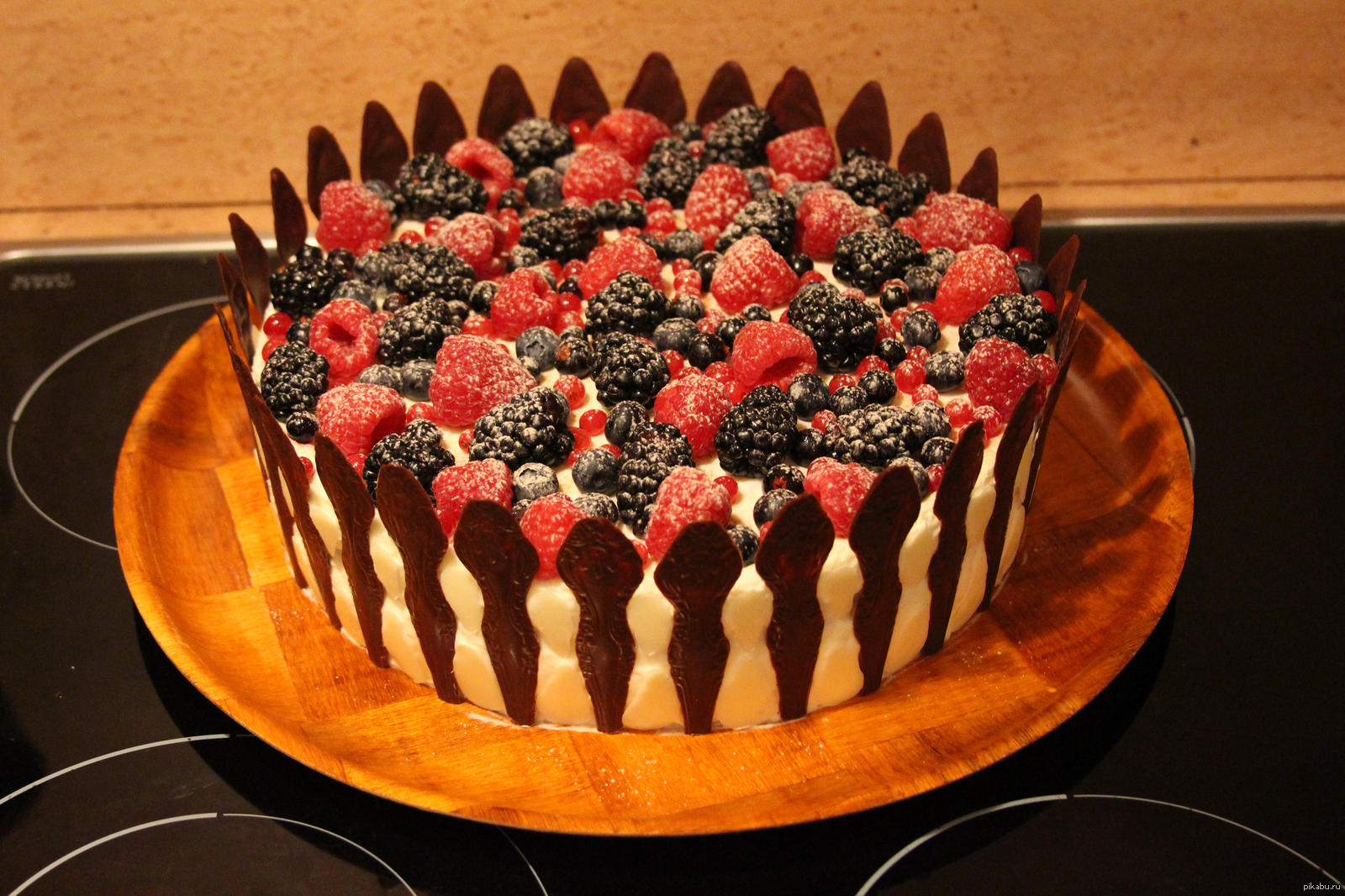 Фото украшения тортов на день рождения