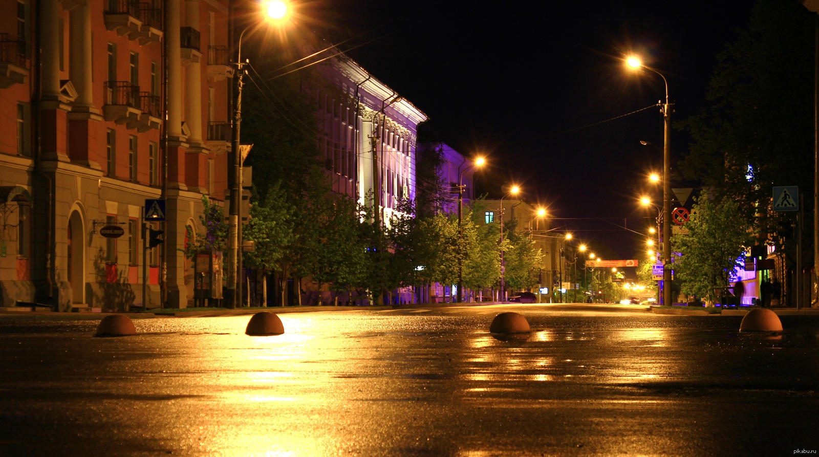 Великий Новгород ночные улицы