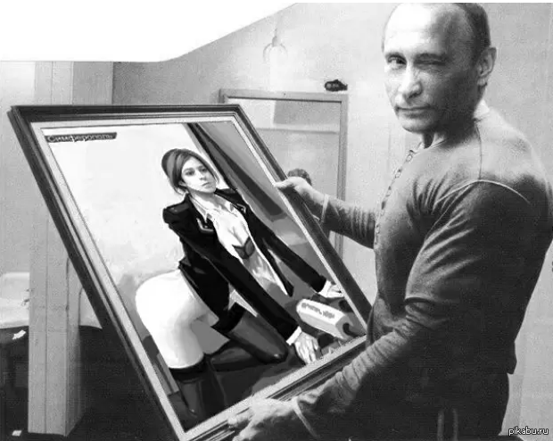 Oh those artists - Vladimir Putin, Nyasha, The prosecutor, Natalia Poklonskaya, Artist, Drawing