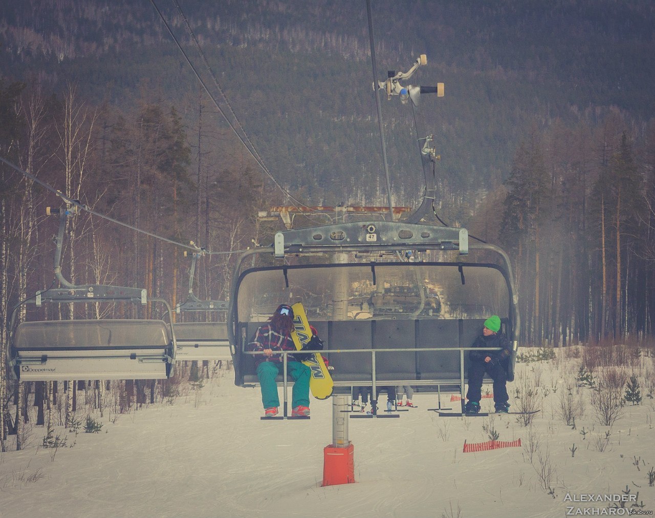 На подъемнике) | Пикабу