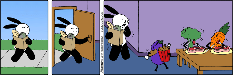 vegan's nightmare - Buni, GIF, KFC, Vegetarianism