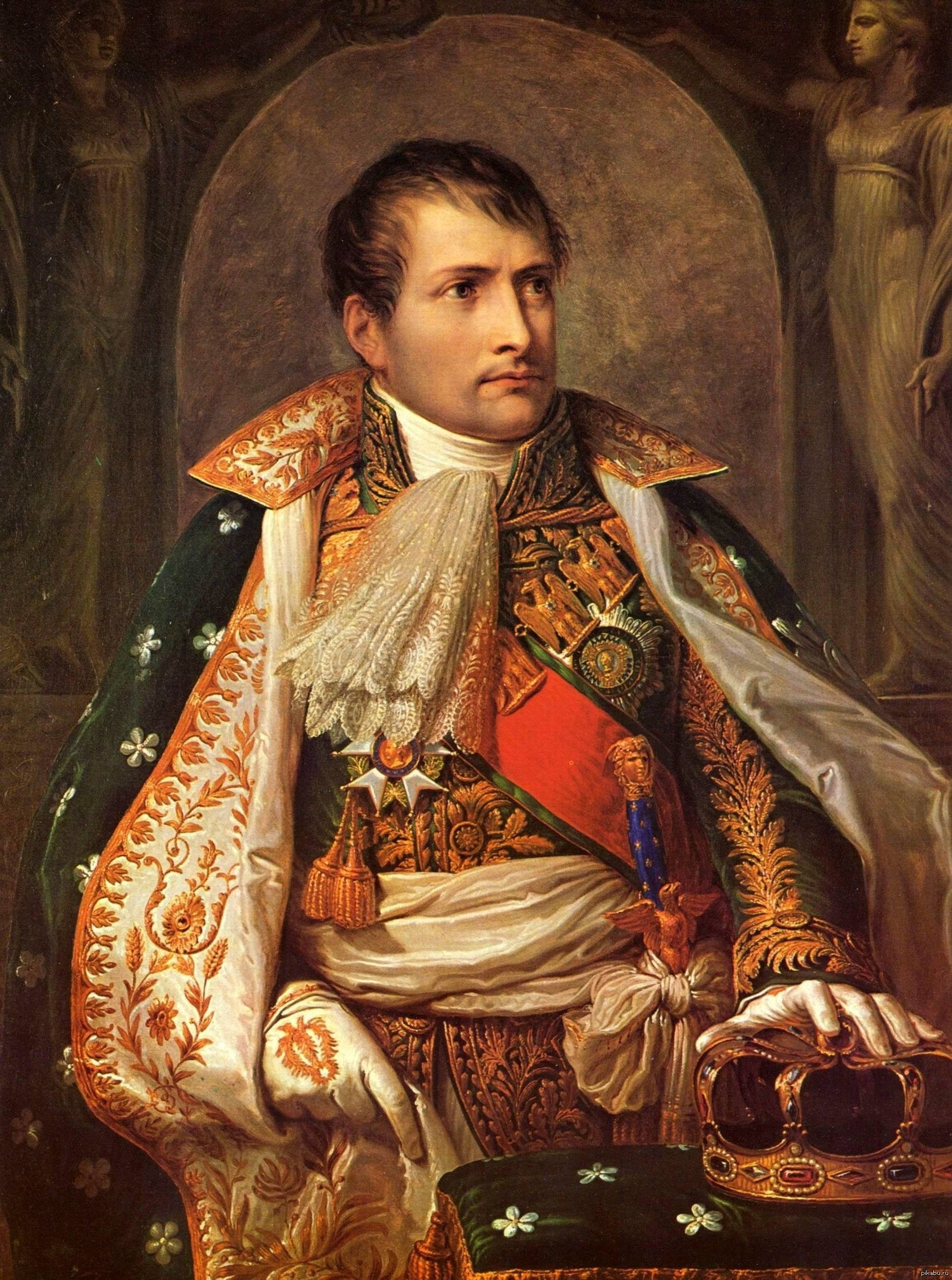 Исторический портрет. Наполеон Бонапарт. Андреа Аппиани портрет Наполеона. Наполеон Бонапарт Император Франции. Андреа Аппиани. Наполеон коронован королём Италии. 1805.