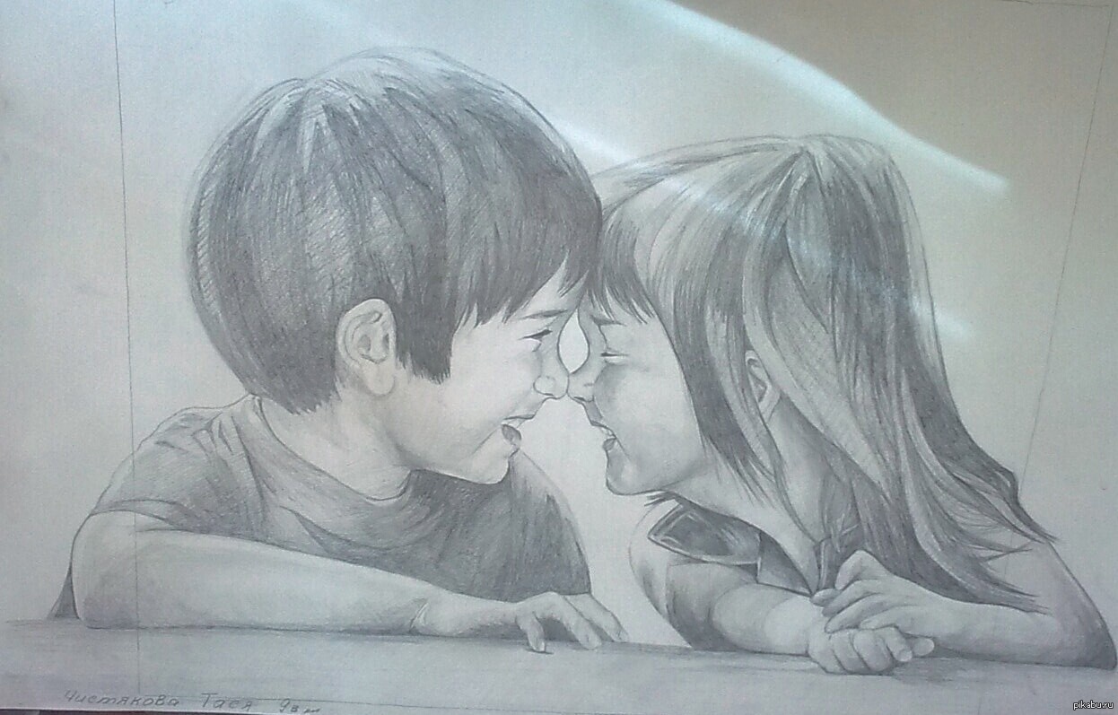 Обои где можно рисовать друг у друга. Рисунки карандашом. Подростковые рисунки. Мальчик и девочка рисунок карандашом. Рисунок парня карандашом.