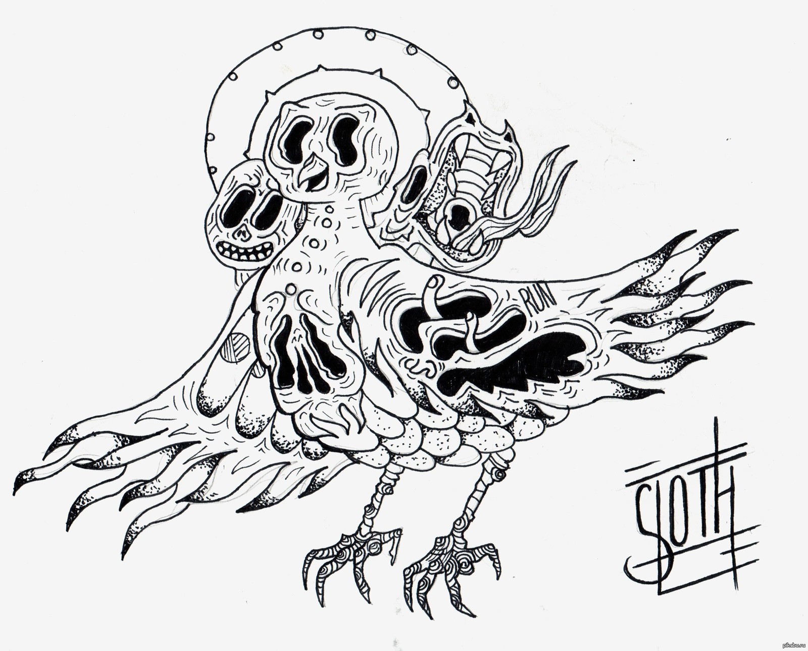Тату хардкор эскизы