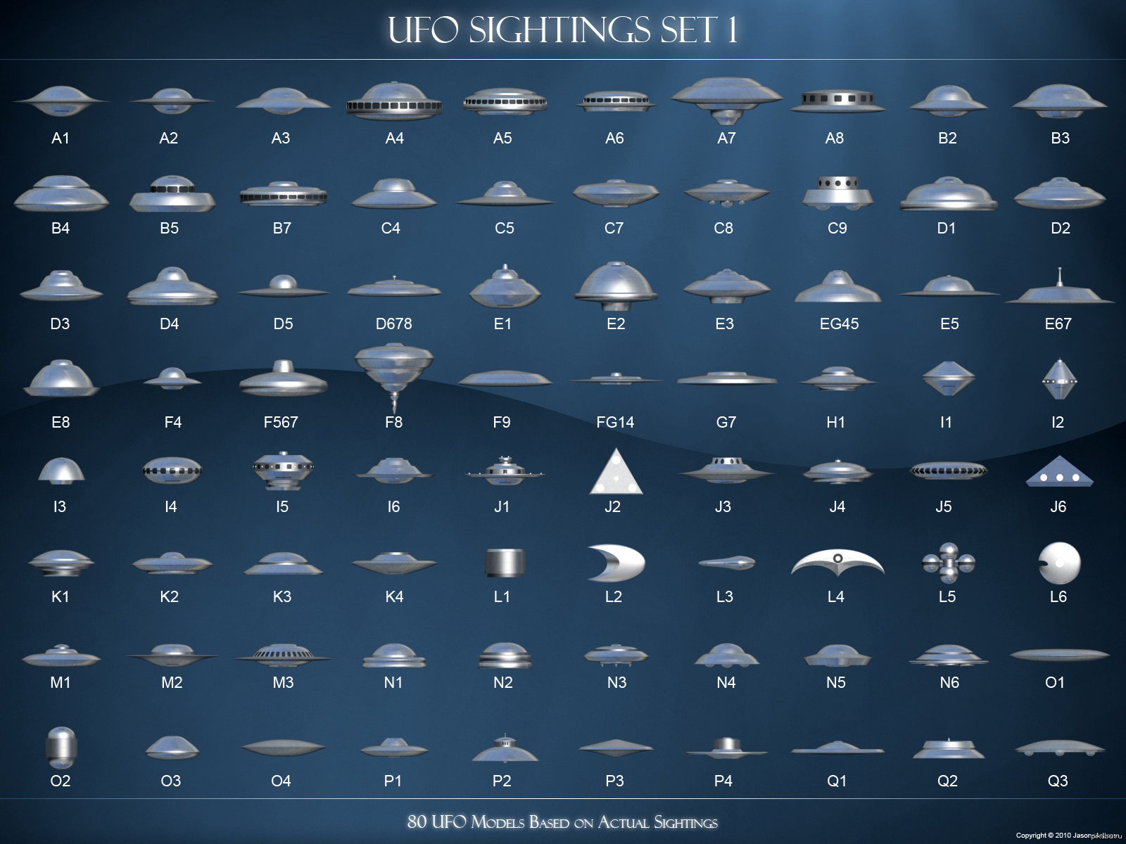 80 kinds of UFO. - UFO, UFO, Interesting