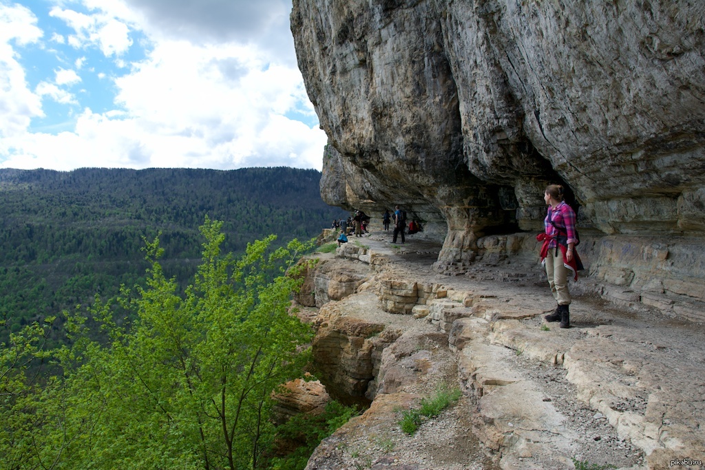 Мезмай Краснодарский край скала Орлиная полка