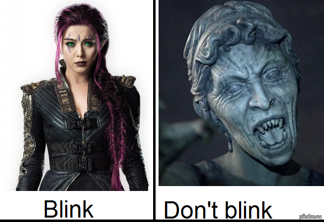 Blink/Don't blink - Люди Икс, Доктор Кто