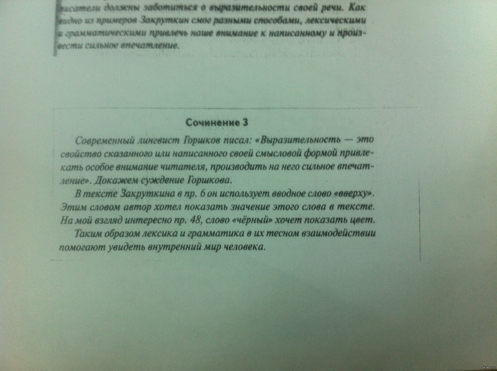 Сочинение сегодня. Сочинение черного и зеленого.